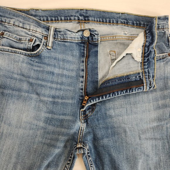 LEVI'S 513 VINTAGE Unisex Western Slim Straight Stretch Jeans W38 L30 Exc. Cond. - Picture 10 of 16